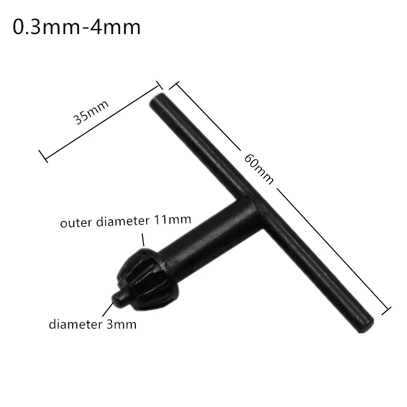 0.3mm-4mm 6 размеров Многофункциональный патрон для электрической дрели Ключи гаечный ключ бытовые электрические инструменты аксессуары - Цвет: 0.3mm-4mm