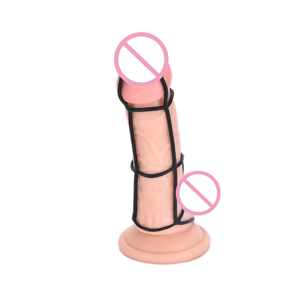 1 шт. мягкий силиконовый удлинитель для пениса сетка задержки эякуляции