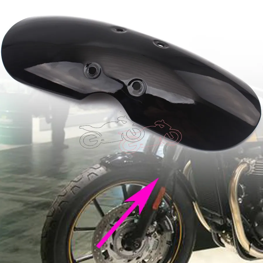 Для Triumph Bonneville Tiger T100 T 100 2001 2016 Thruxton скремблер 900 переднее крыло Mudguard Mud Guard Mudflap Cover