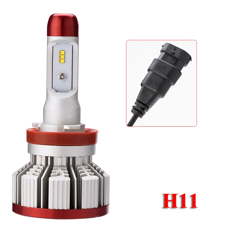 Zdatt зэс H4 LED H7 H8 H9 H11 H1 H3 светодиодные лампы 9005 HB3 9006 HB4 фар 12000Lm света автомобиля canbus 12 В туман лампа автомобилей 6500 К автомобиль