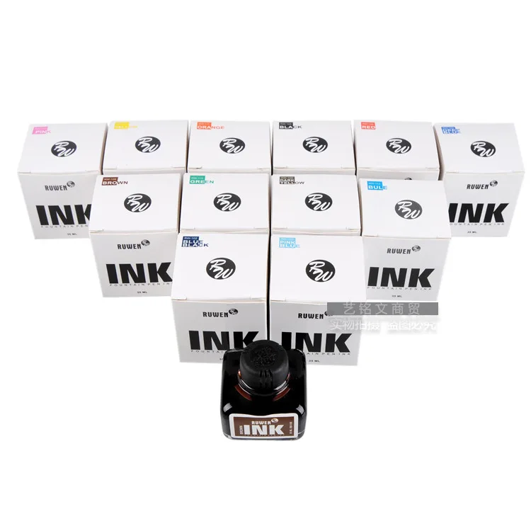 1 шт. 35 мл масляные чернила чистый черный/синий/красный/зеленый красочная краска