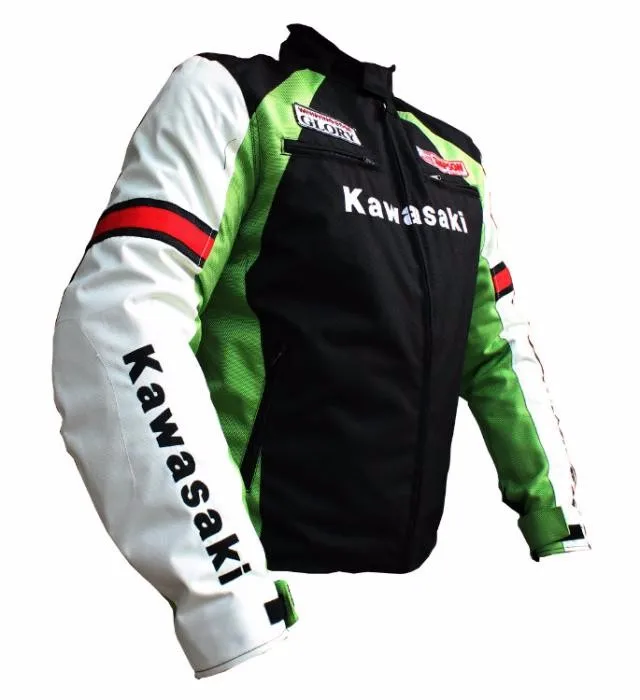 Защитный жилет куртка крест Мотоцикл Kawasaki мотогонок человек летняя зимняя куртка