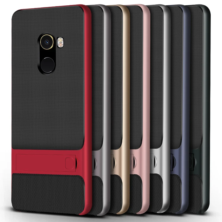 Чехол для Xiaomi Mi Mix 2 чехол из поликарбоната и силикона гибридная подставка защиты