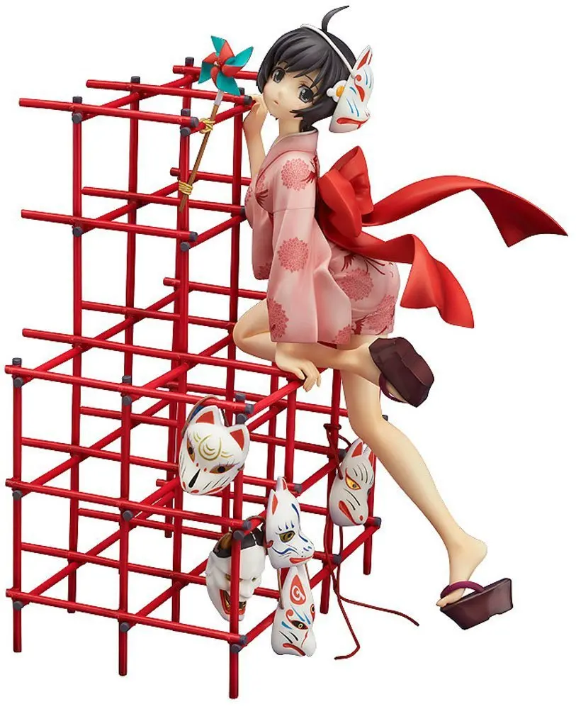Хорошая улыбка Nisemonogatari Tsukihi Araragi ПВХ Рисунок 23 см Новый в коробке|pvc figure|figure pvcfigure box