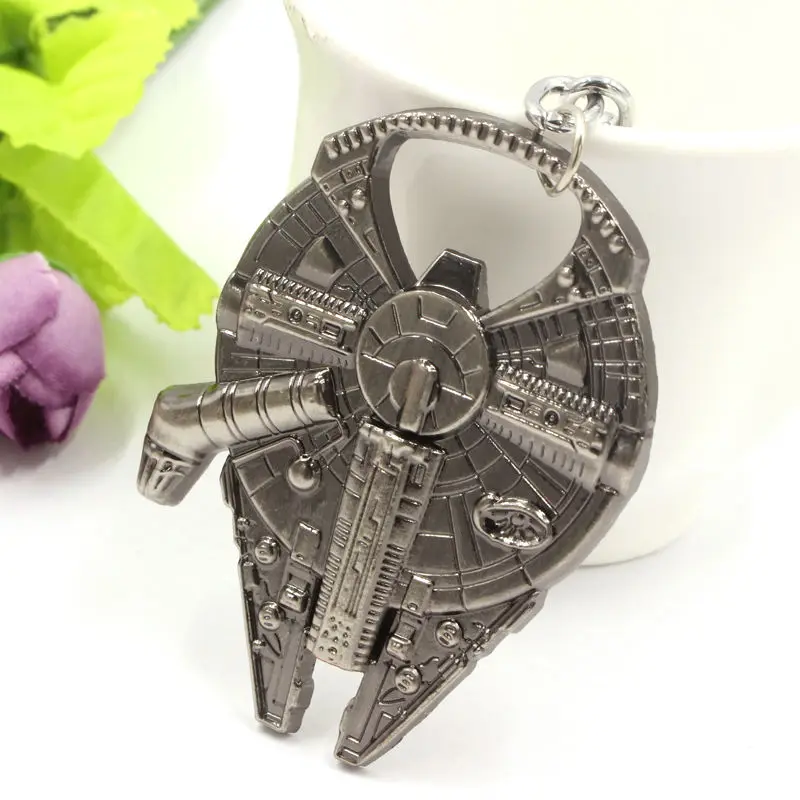 Звездные войны Han Solo's Millennium Falcon корабль открывалка для бутылок брелок кольцо
