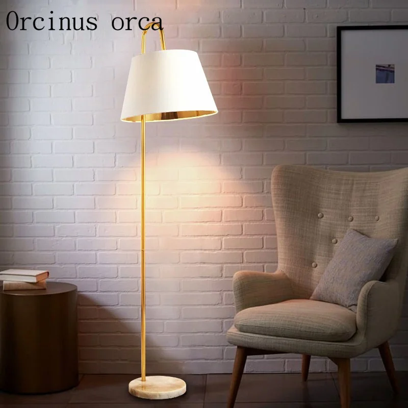 

Nordic simple modern fishing lamp vertical desk lamp living room bedroom lamp dimming light floor lamp Postage free