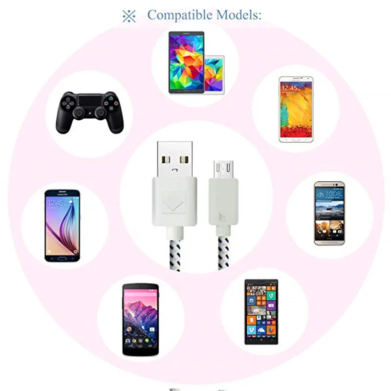 Для Xiaomi Mi A2 Lite Play Redmi Note 6 pro 6a S2 Micro USB кабель зарядного устройства для ZTE Blade S6 L3 X3 Nubia