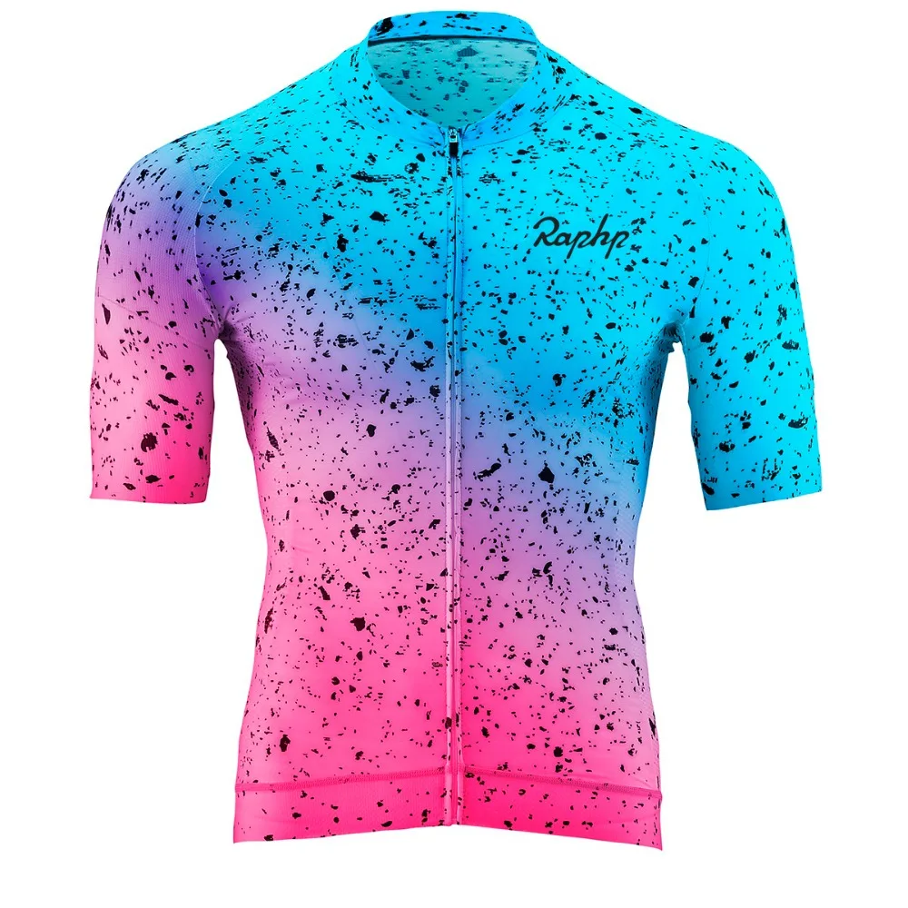 Мужская флуоресцентная велосипедная майка зеленый и синий цвета mtb road pro racing из