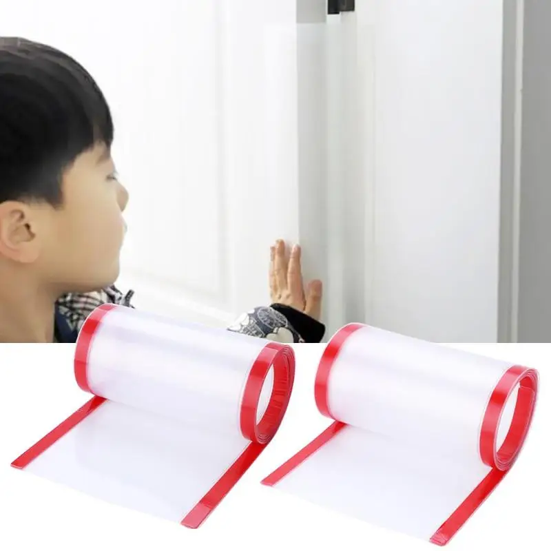Childproof Door Protection Strip Side Protector Sticker Anti-pinch Guards