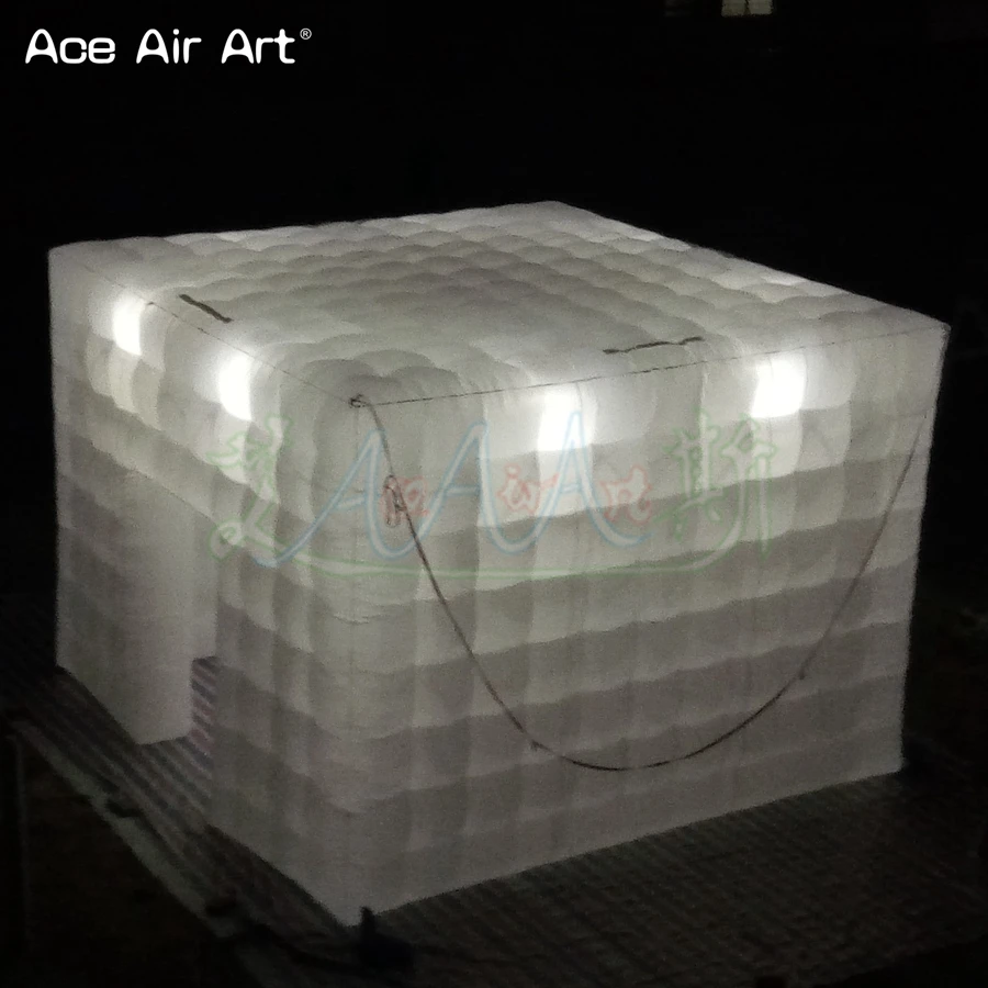 4 4*4 4*3 2 белый куб надувной шкаф для мероприятий кубический шатер палатка со