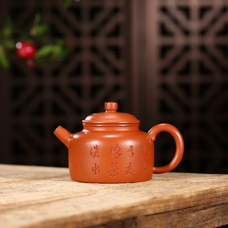 

Yixing рекомендуется заварочный чайник грубой песочной грязи zhu DE clock pot one берет на себя все руки берет на себя новый продукт