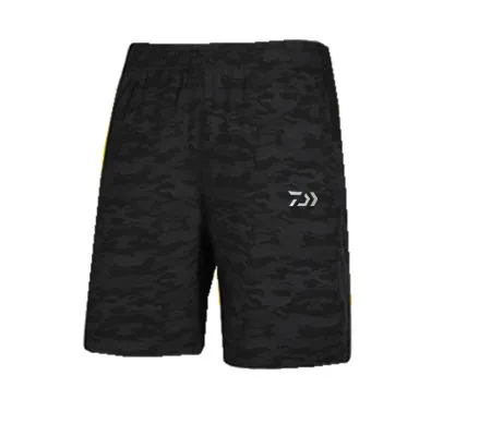 2018 Daiwa Summer New Camouflage Fishing Shorts Men's Quick-Dry Breathable Knee Length Sports Pants Elastic Hiking | Спорт и