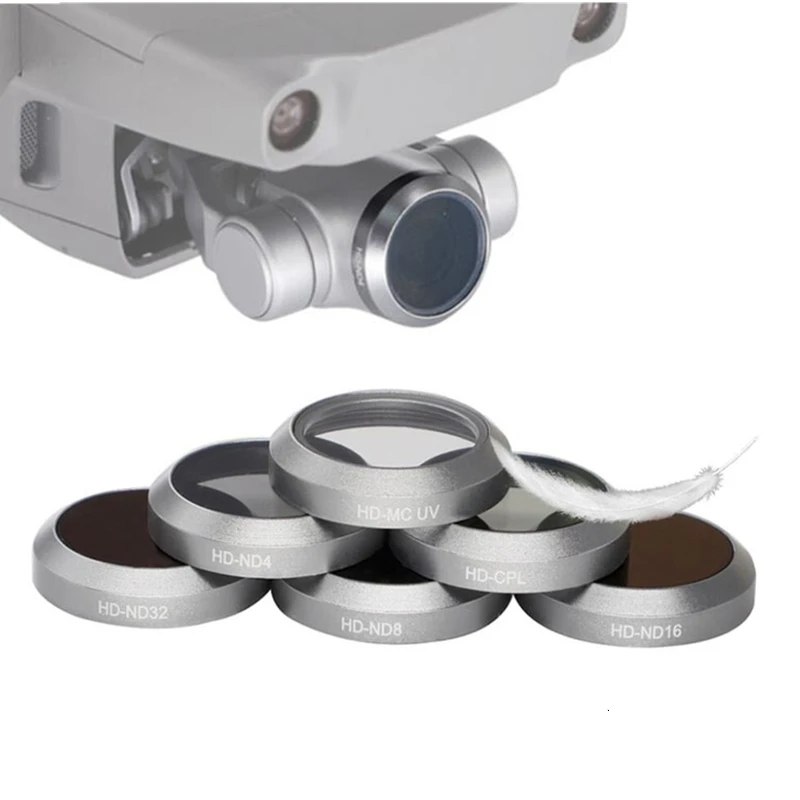 Фильтр для объектива DJI Mavic 2 с поляризацией и затемнением ND4 ND8 ND16 ND32 фильтр