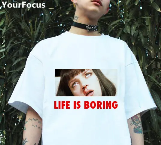 Женская футболка с коротким рукавом принтом надписью и надписью|tshirt style|harajuku