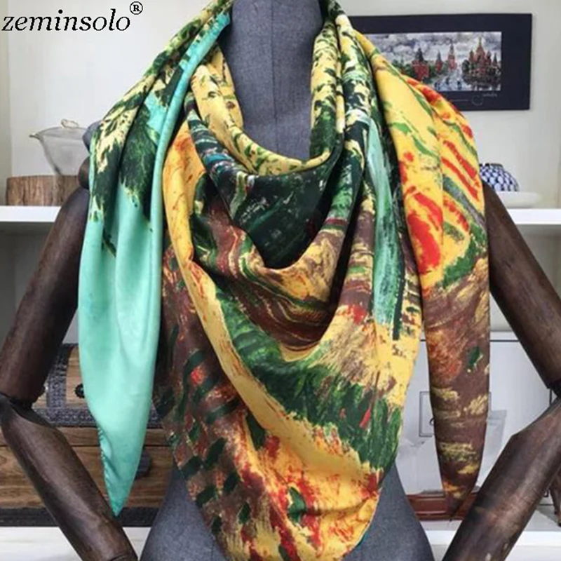 Рисунок 2 - 130*130 см шелковый шарф