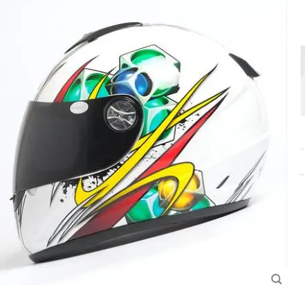 Шлем мотоциклетный длинный для мужчин и женщин всесезонный противотуманный