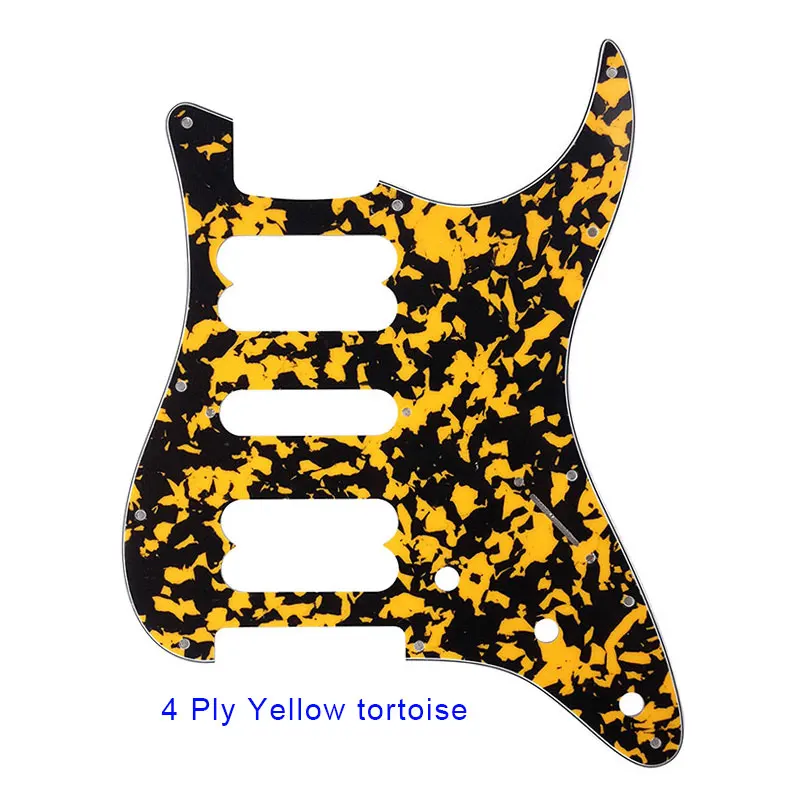 Pleroo части гитары Pickguard 11 резьбовыми отверстиями для 72'Стандартный stratocaster St HSH