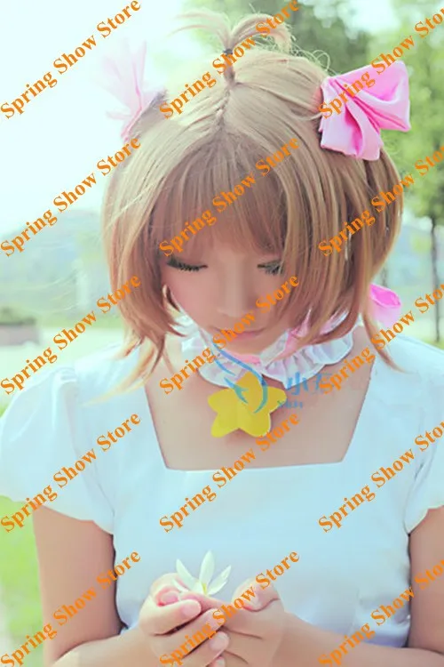 Cardcaptor Sakura Heroine Сакура КИНОМОТО Принцесса белое платье Косплей Костюм на заказ |