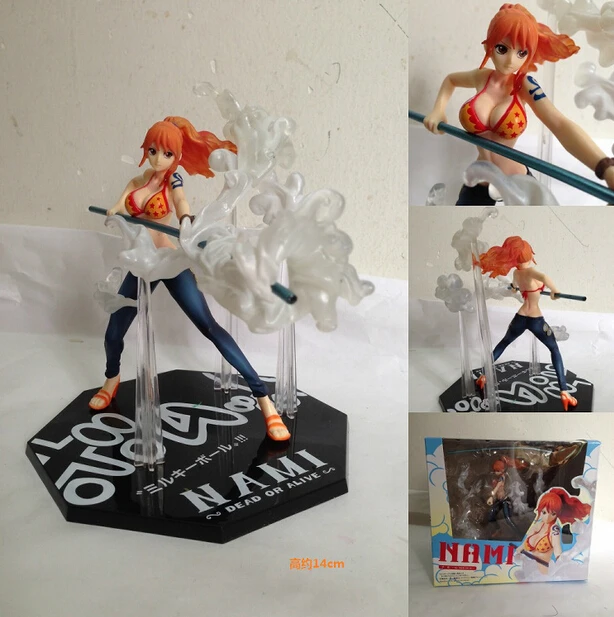 Одна Фигура Nami Milky Ball Battle Ver. ПВХ Фигурка 15 см одна штука Коллекционная модель
