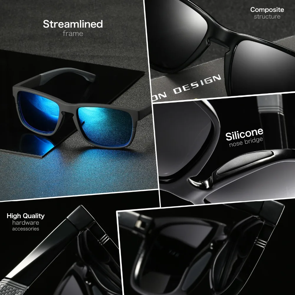 Поляризационные спортивные очки для рыбалки мужские езды на велосипеде UV400