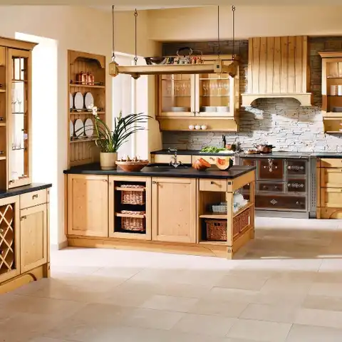 Американский деревянный кухонный шкаф