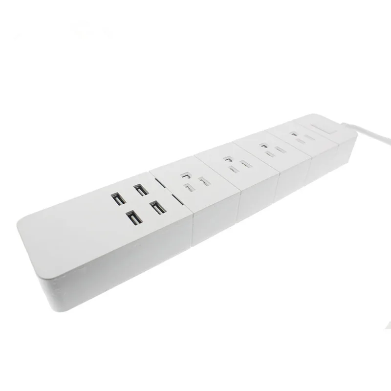 2019 Горячая продажа Wifi умная полоса розетка 4 гнезда США вилка USB зарядное