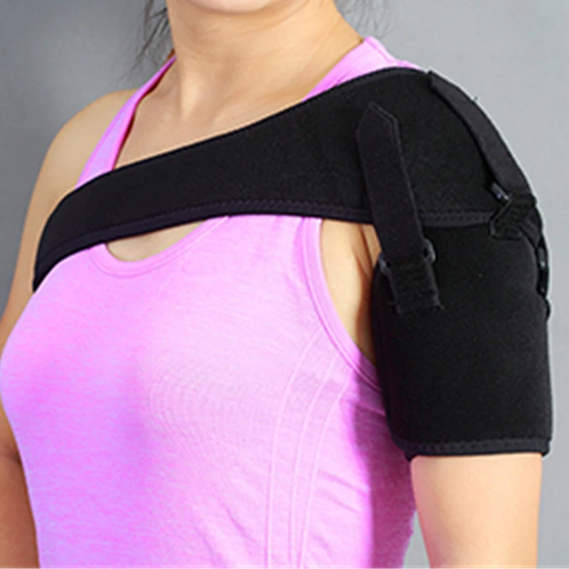 

HKJD Shoulder Support Brace Magnetic Therapy Posture Support Injury Arthritis Pain Gym Sport Bandage