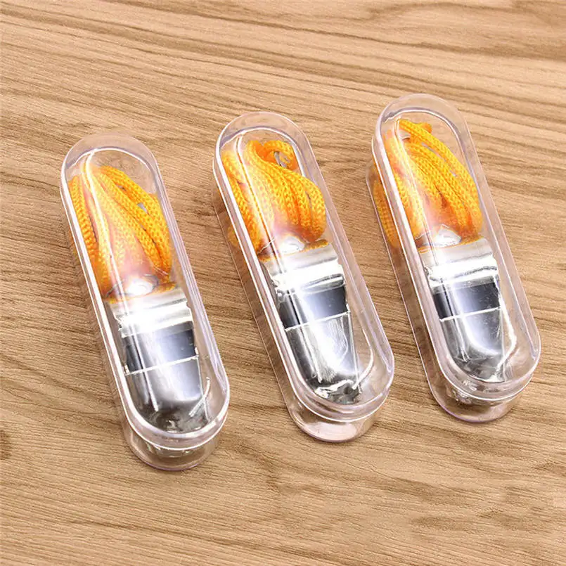 Свисток игрушка Новое поступление нержавеющая сталь металлический свисток и