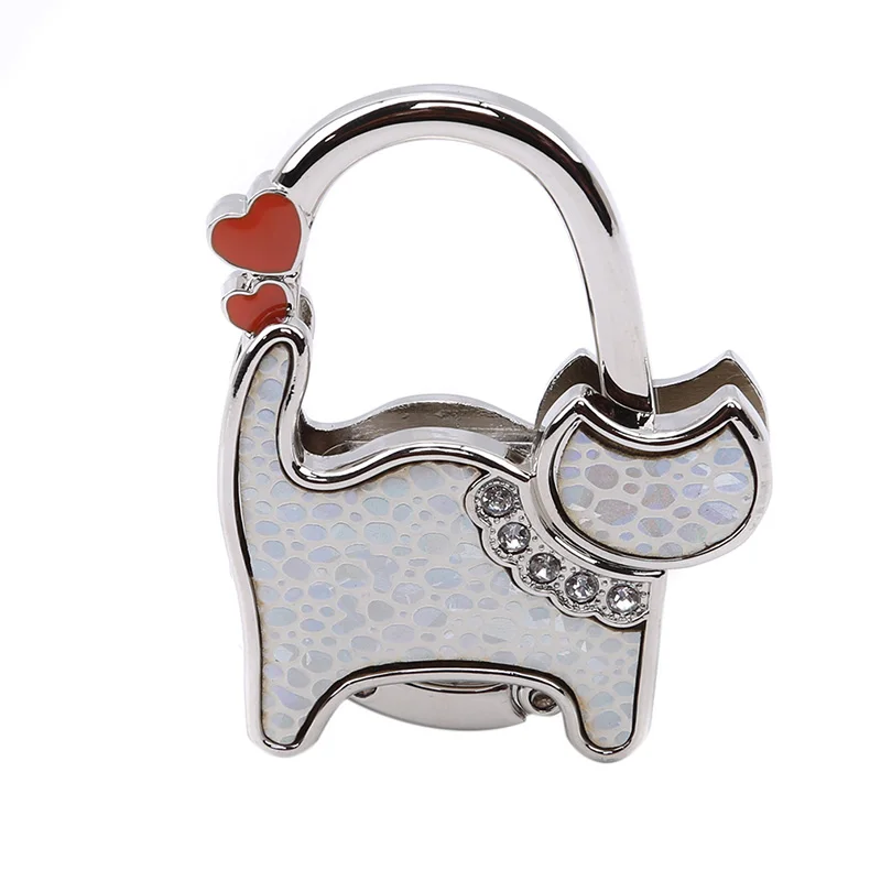 Милый мультяшный Кот складная вешалка Настольный крючок для сумочки утилита