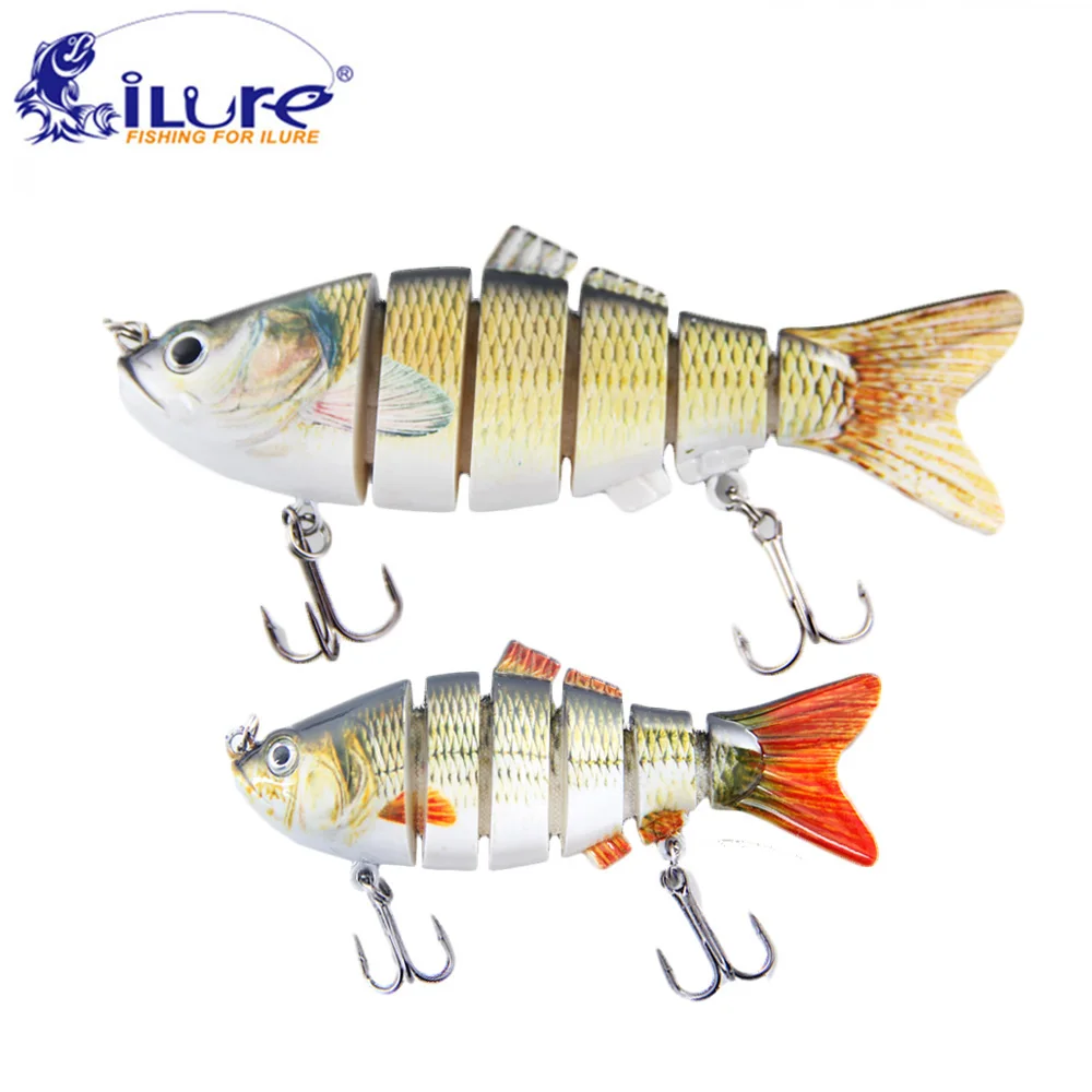 ILure рыболовный воблер 6 сегментов 10 см/15 см Swimbait Crankbait искусственная наживка для