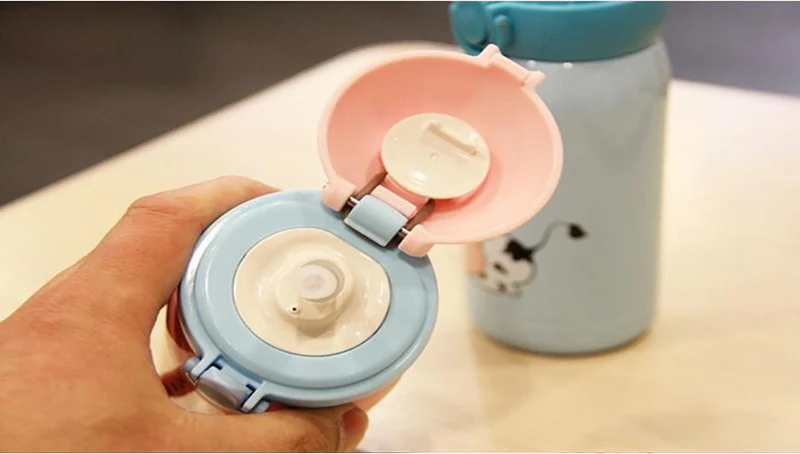 200 мл/300 мл мультфильм Мини термос кружка бутылка милые дети животных