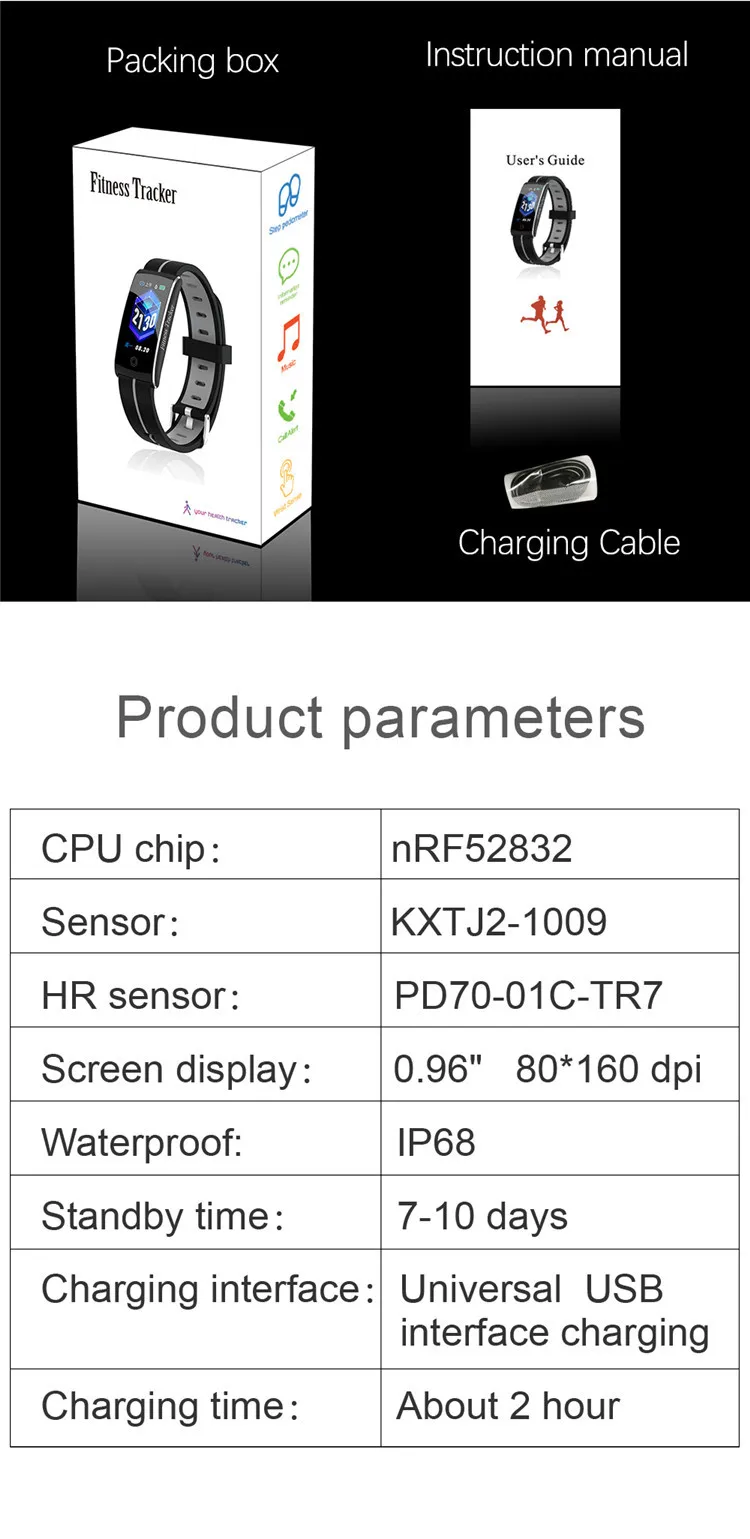 Hembeer H10C умный Браслет IP68 плавательный водонепроницаемый браслет пульсометр кровяное давление Часы Будильник час pk Fitbits