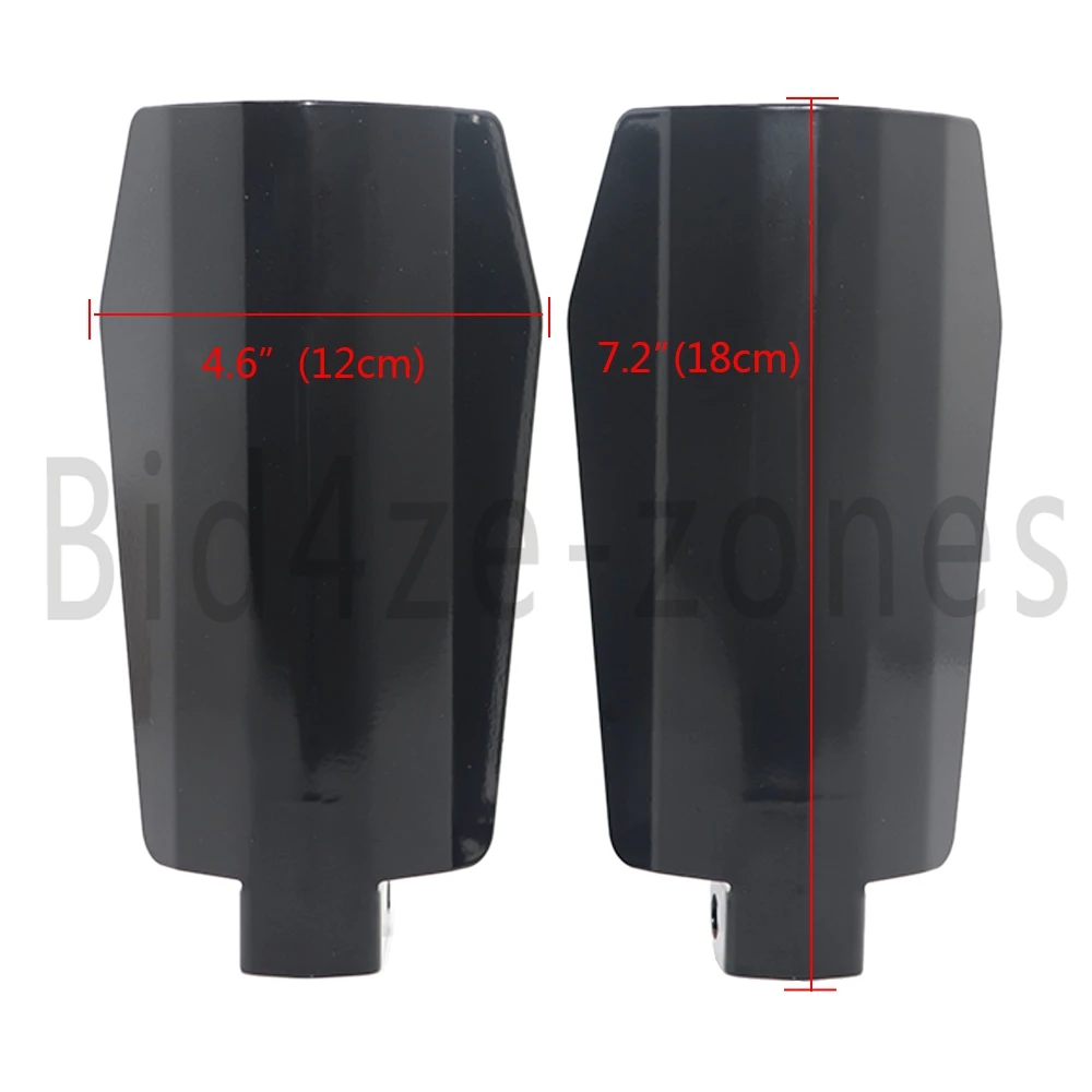 Мотоцикл большой черный металлический гроб с защитой от ветра защита рук для Harley