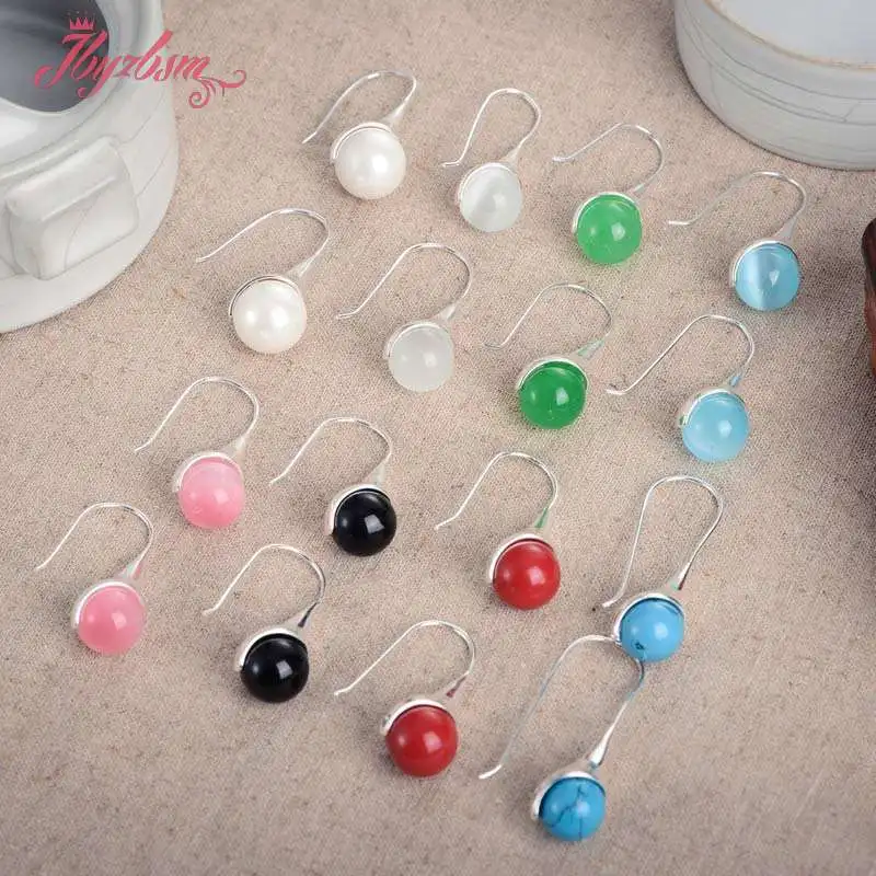 Круглые Бусины Из тибетского серебра 12 мм 1 пара|silver tibetan|vintage tibetan silver earringsearrings for