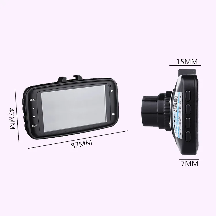 2.7 дюймов зеркало заднего вида рекордер ночного видения вождения записи|mirror