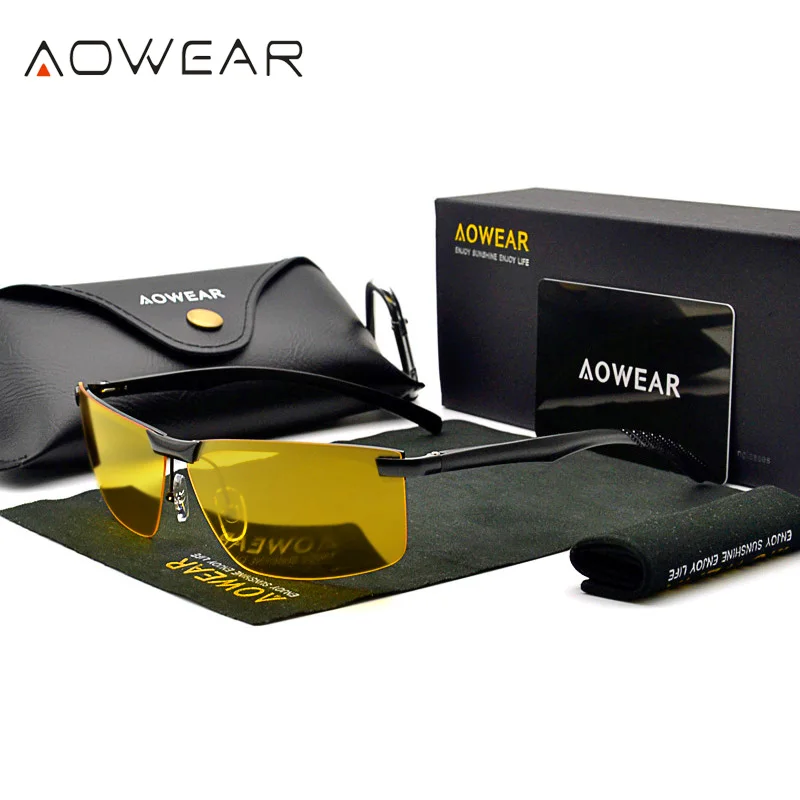 Мужские очки ночного видения для вождения|polarized sunglasses|f sunglassessunglasses f |