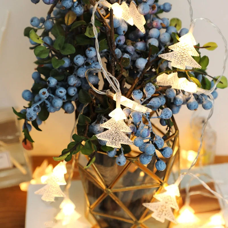 Декоративная гирлянда в форме рождественской елки с питанием от батареи 20