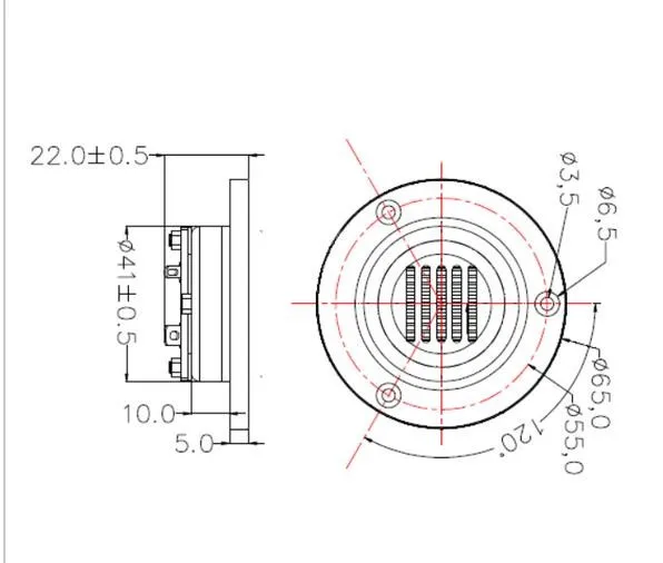 2 шт. аудио AMT air motion 8Ohm 30 Вт Воздушный Трансформатор движения автомобильный трехкратный Высокочастотный динамик высокотональные динамики