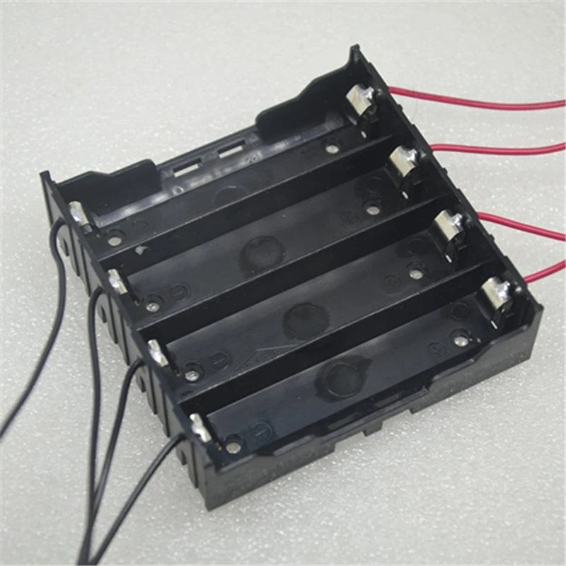 1 шт. Новый DIY 4*18650 Батарейный ящик пластиковый держатель для батарей чехол