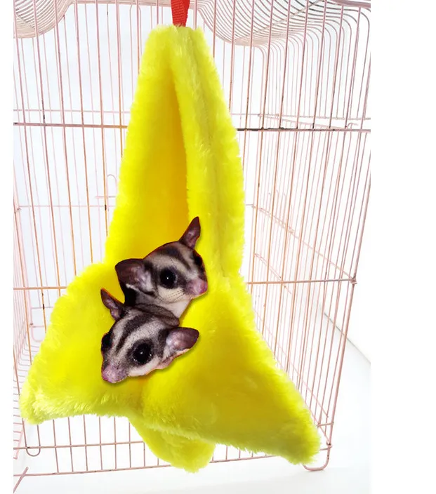 Домашние птицы утолщение теплое тканевое гнездо фланелет хижина банан дом|pet