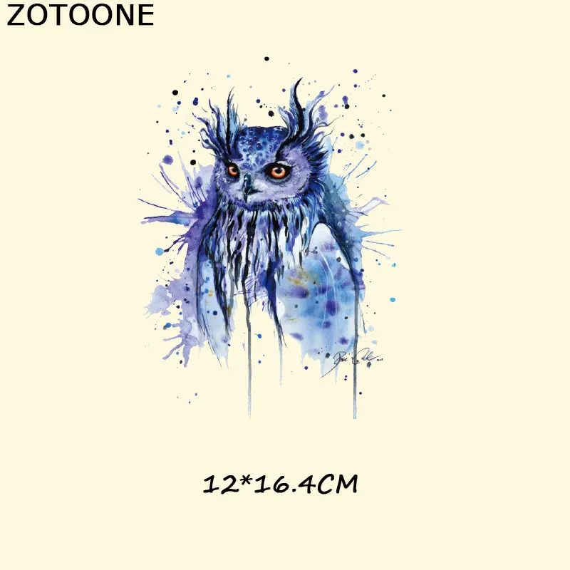 032002 ZOTOONE, дизайн, животные, серия, патч, футболка, пресс, стикер, а-уровень, моющийся, утюжок, Переводные патчи для одежды F - Цвет: 032002