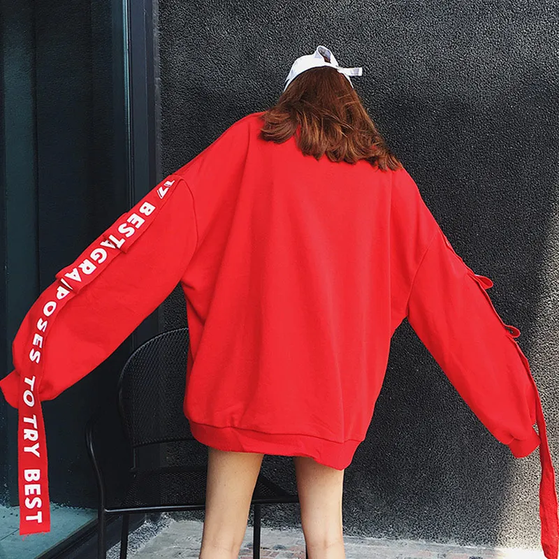 Женская свободная куртка с длинным рукавом в стиле Харадзюку на весну и осень