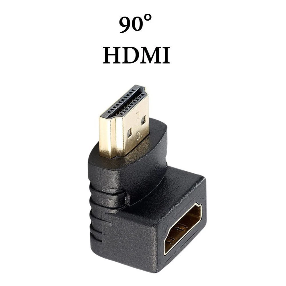 Адаптер для кабеля HDMI Папа 1 шт. преобразователь удлинитель угол 90 градусов 270 HDTV