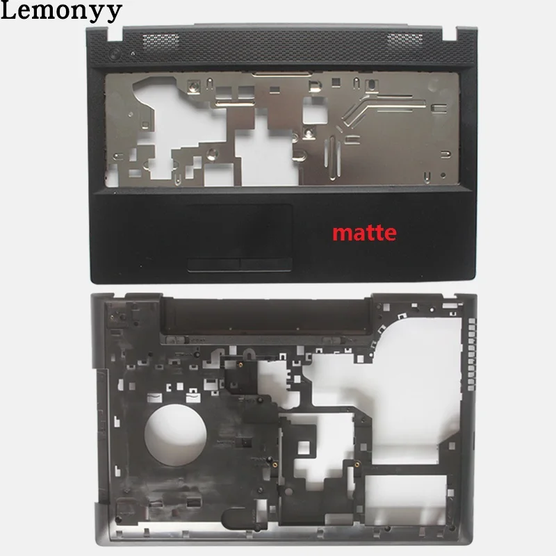 Новинка для lenovo G500 G505 G510 G590, передняя крышка для ноутбука, крышка для рук/нижний чехол, базовая крышка/чехол для ноутбука, задняя крышка, черный цвет - Цвет: matte C and D shell