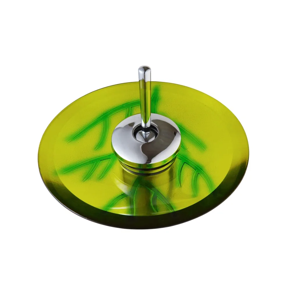 OUBONI умывальник для ванной комнаты столешница закаленное стекло кран раковины