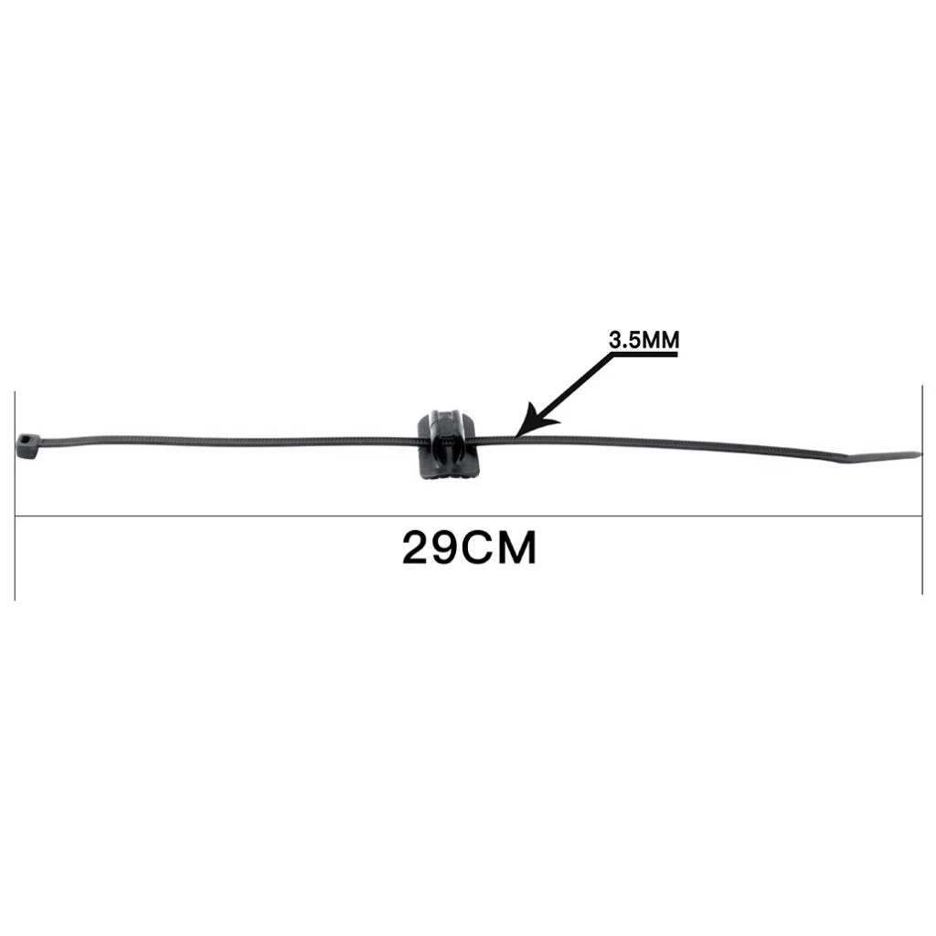Зажим для велосипедного цоколя зажим кабеля застежка-молния стационарная труба