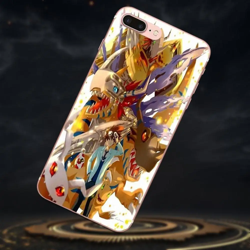 TPU Digimon Adventure Wargreymon Taichi For Huawei P7 Honor 4C 5A 5C 5X 6 6C 6A 6X 7 7X 8 9 V8 V10 Y3II Y5II Y6II G8 Play Lite | Мобильные