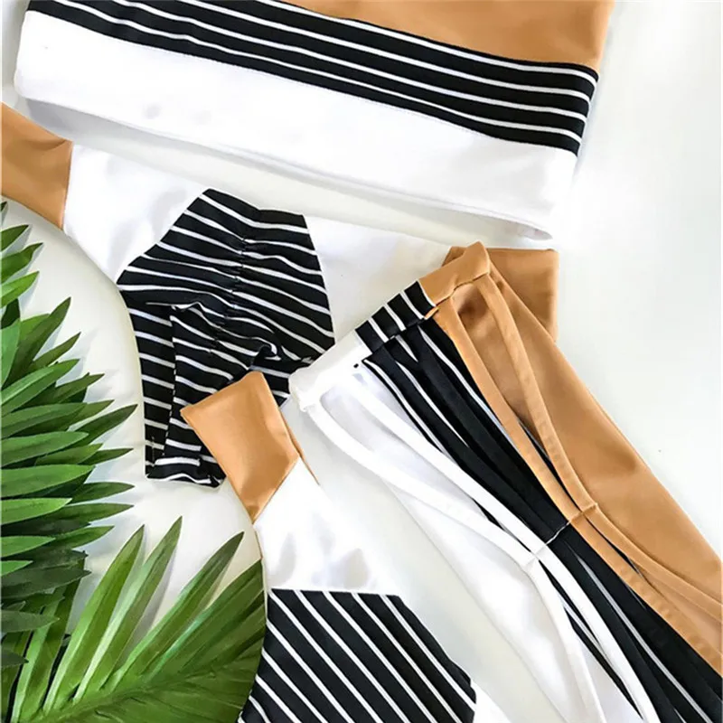 Новые 2018 бикини Для женщин сексуальные купальники купальный костюм с открытыми