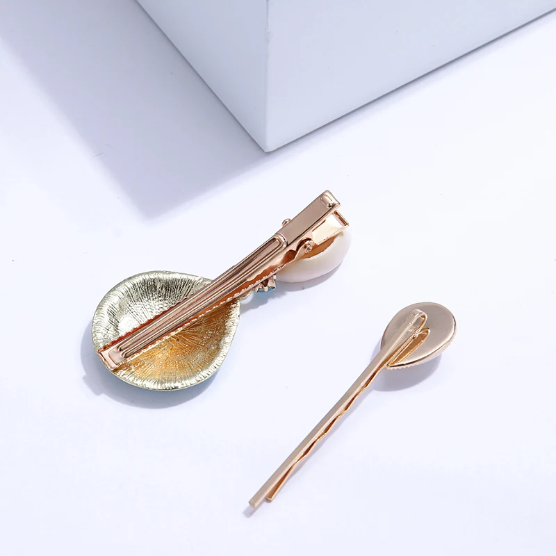 YMYW 2 шт./компл. 2019 новый морской Стиль натуральная основа имитация жемчуга Шпильки