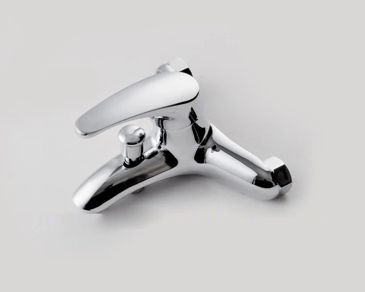 Современный хромированный латунный душевой набор для ванной комнаты смеситель